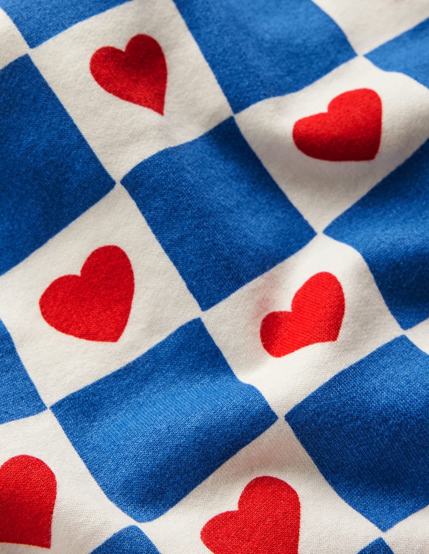 Ami Relaxed Sweatshirt Dress-Blue Heart Stamp