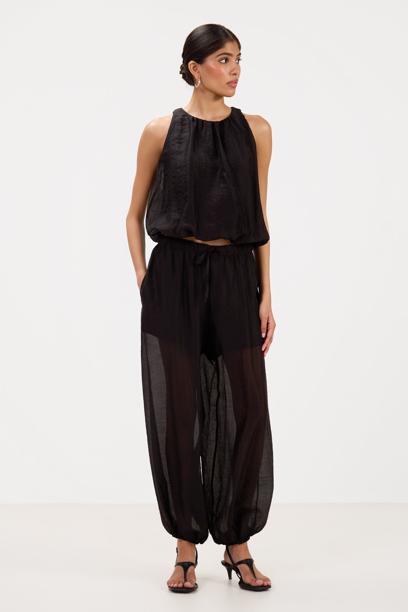Jemima Balloon Trousers | Black
