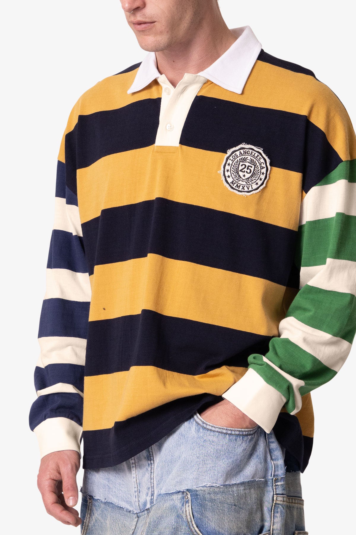 Striped Rugby L/S Shirt - Multi
