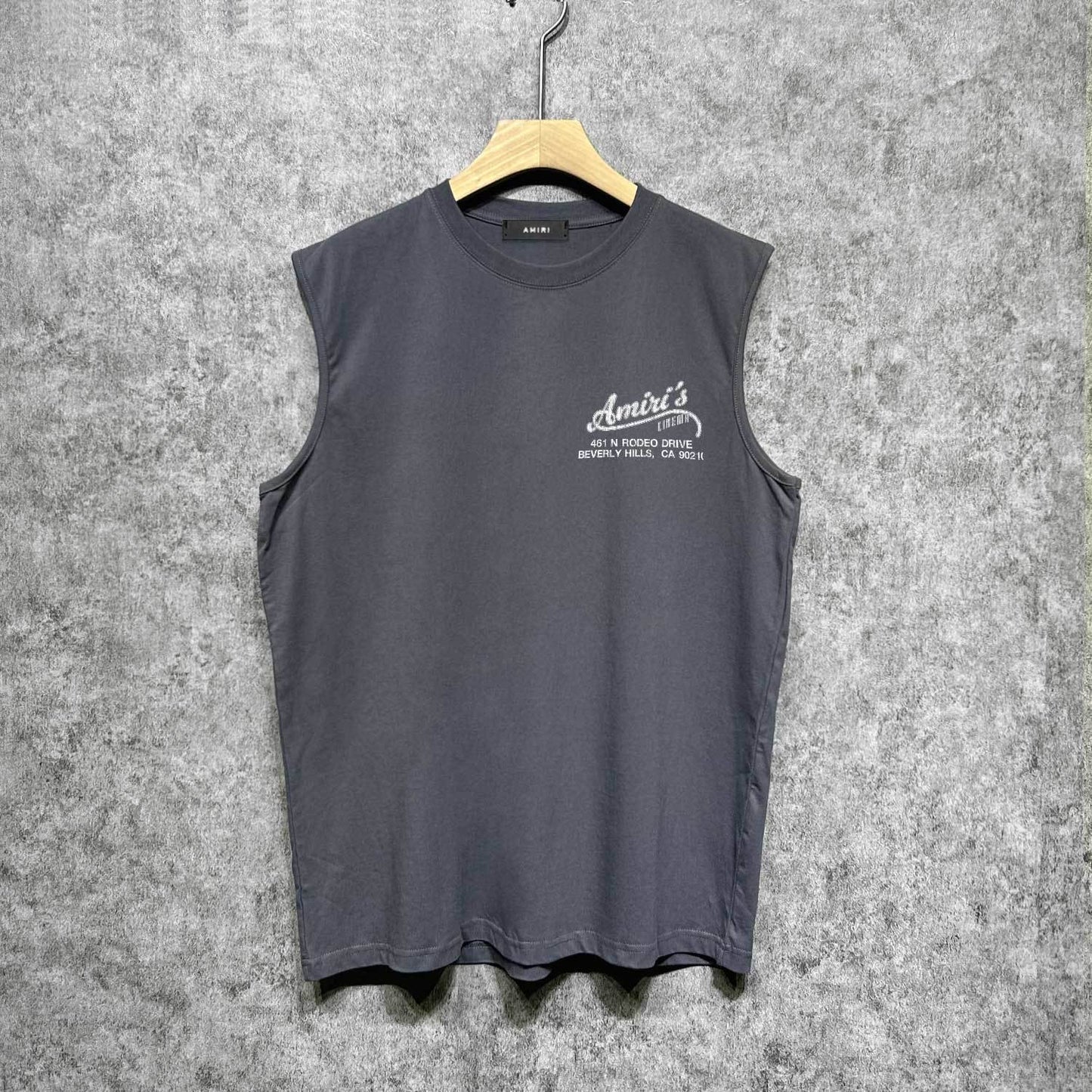 Amiri tank top bone crack print