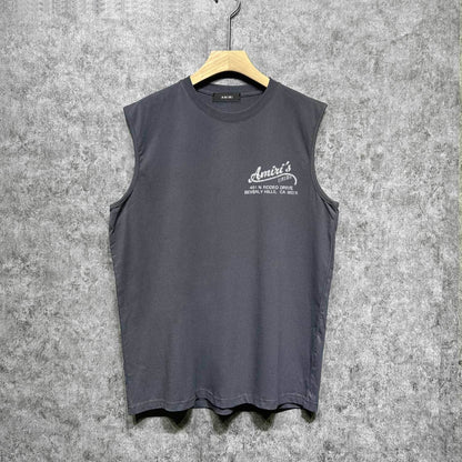 Amiri tank top bone crack print