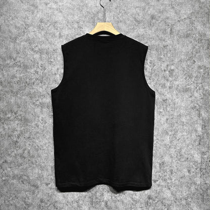 Amiri tank top brown flying eagle print