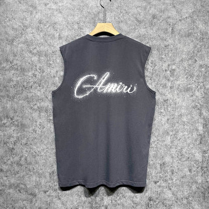 Amiri tank top gypsophila printing