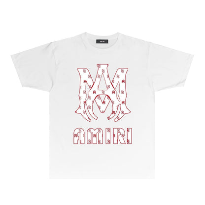 Amiri T Shirts Printed Trendy Pure Cotton