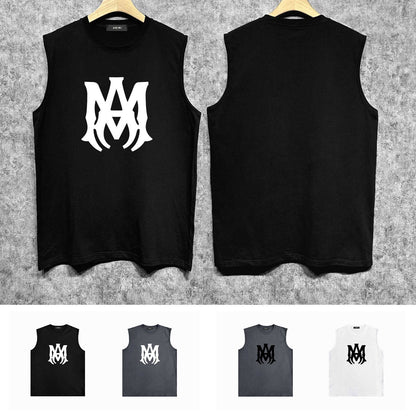 Amiri tank top large simple logo printing