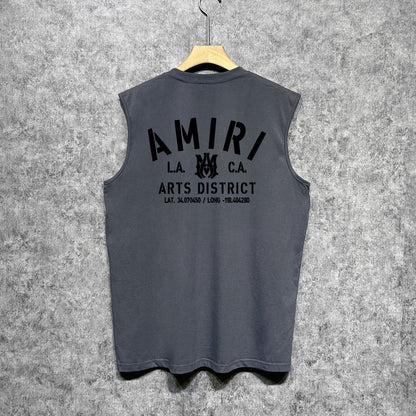 Amiri tank top los angeles california printing