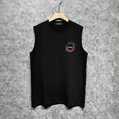 Amiri tank top splash color ring printing