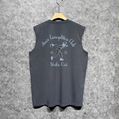 Amiri tank top bowling print