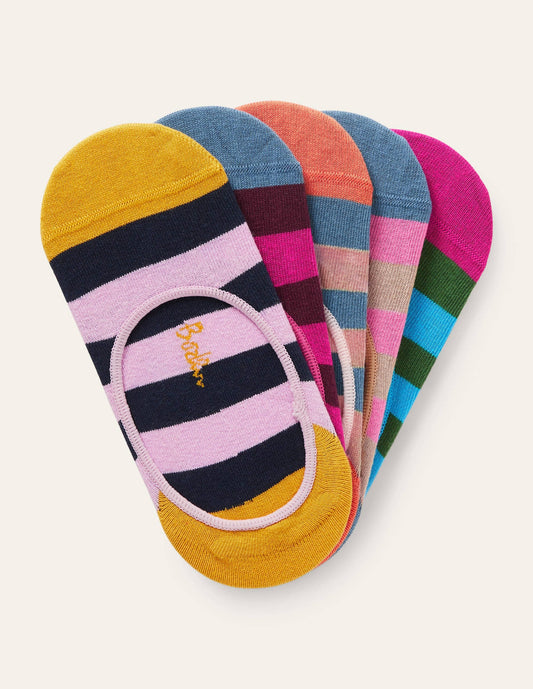 5 Pack Secret Socks-Stripe