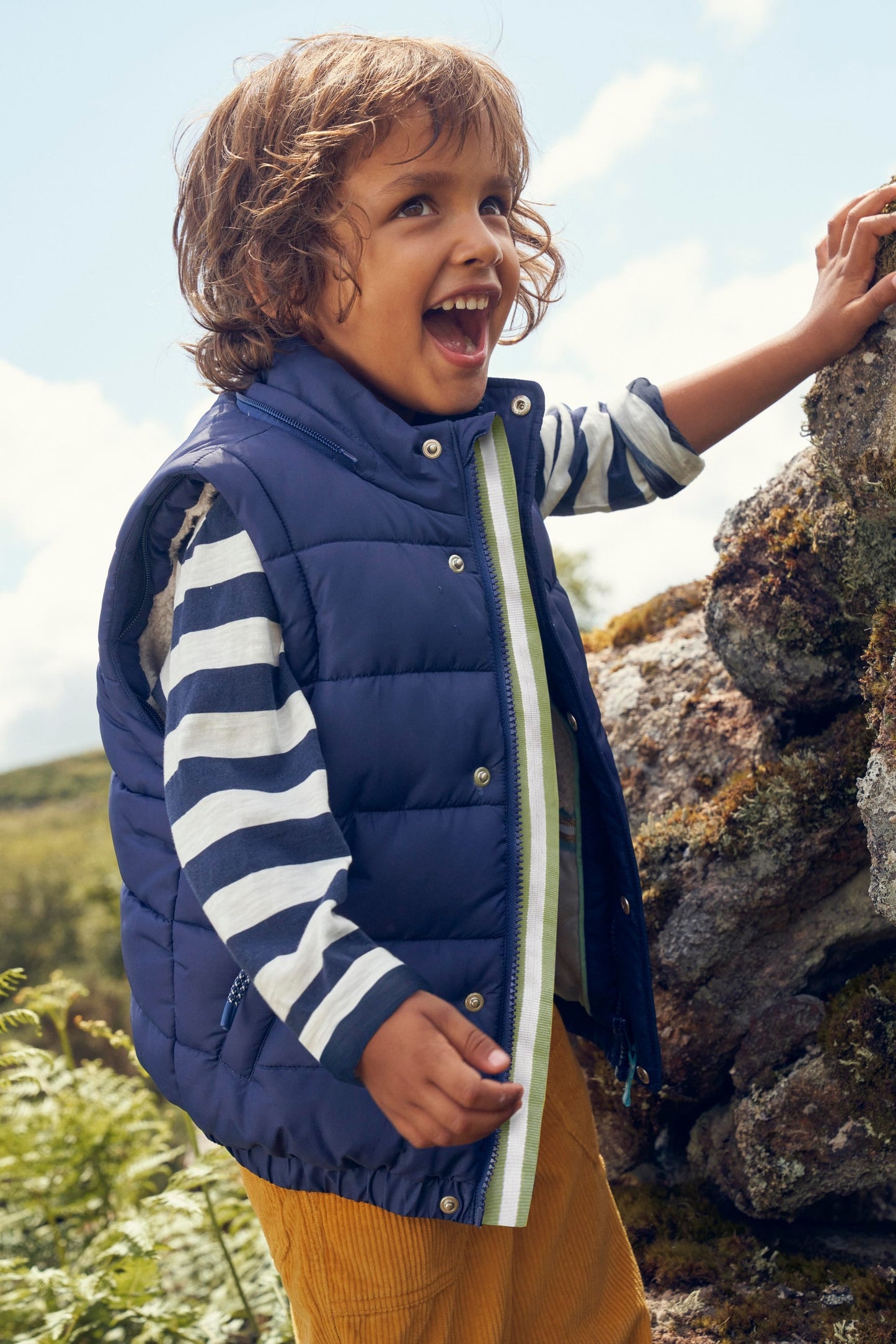 2-in-1 Padded Coat-French Navy
