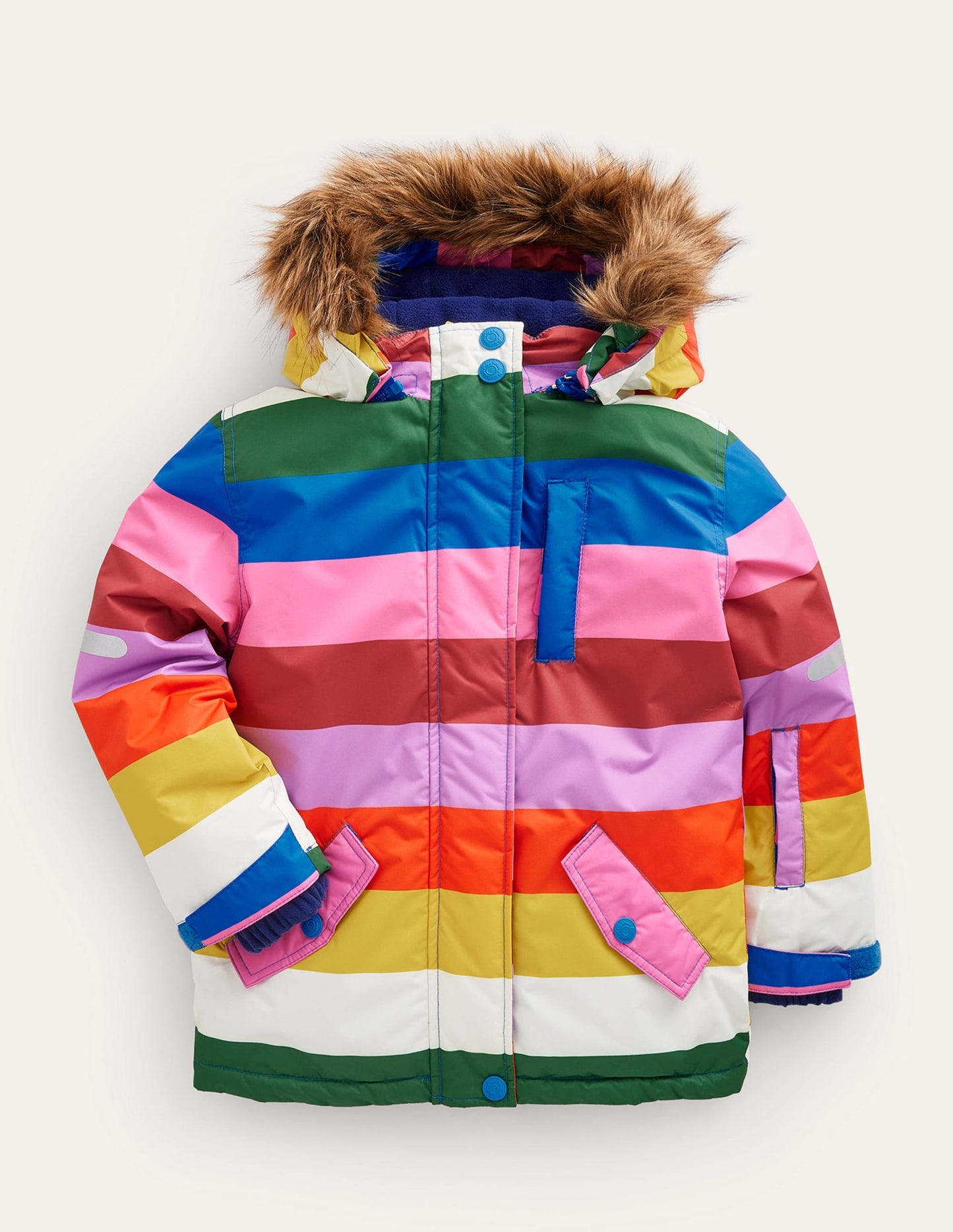 All-weather Waterproof Jacket-Multi Stripe