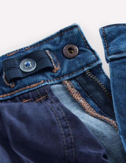 Adventure Slim Fit Jeans-Mid Vintage Denim