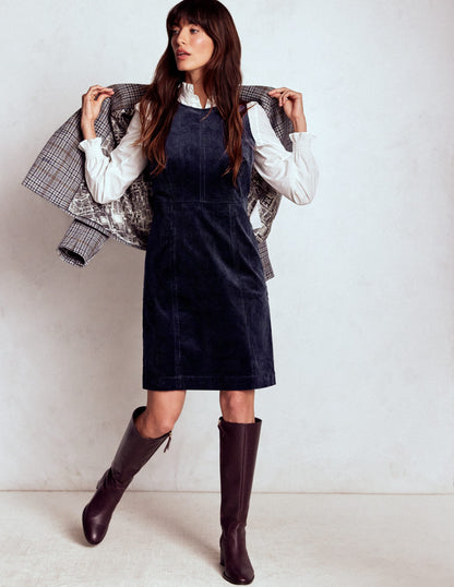 Annie Cord Shift Dress-Navy