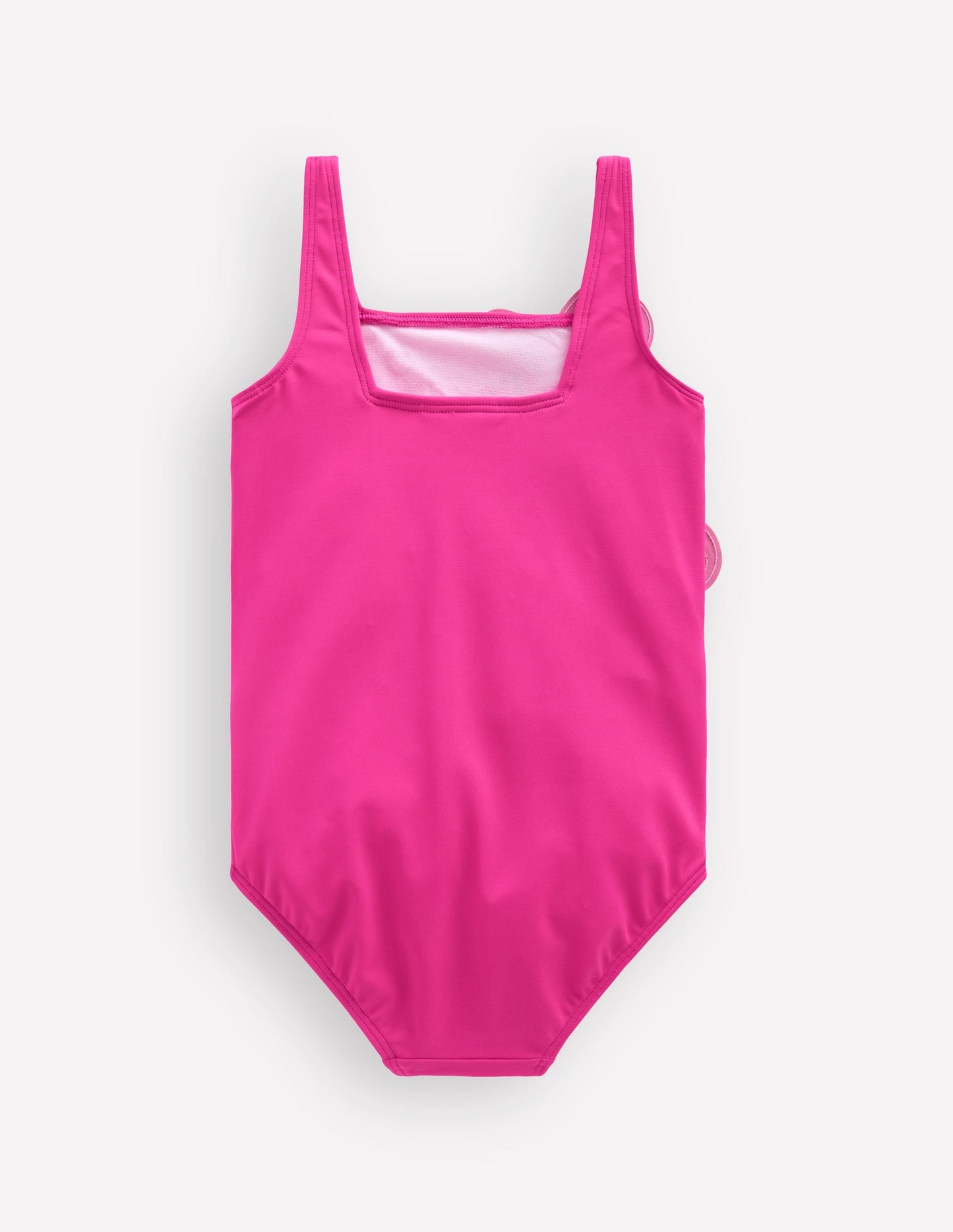 Appliqué Swimsuit-Pink Peacock