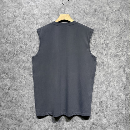 Amiri tank top splash paint heartprinting