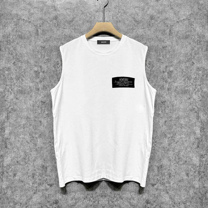 Amiri tank top hollywood art word printing