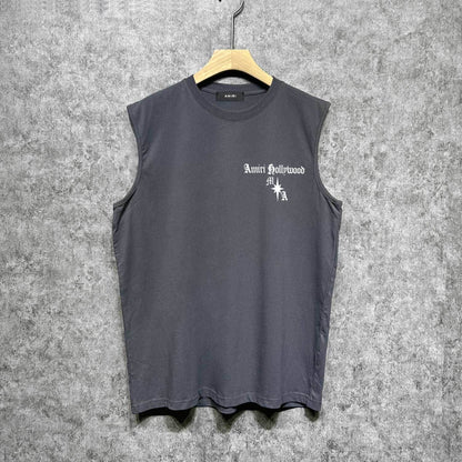 Amiri tank top sanskrit printing
