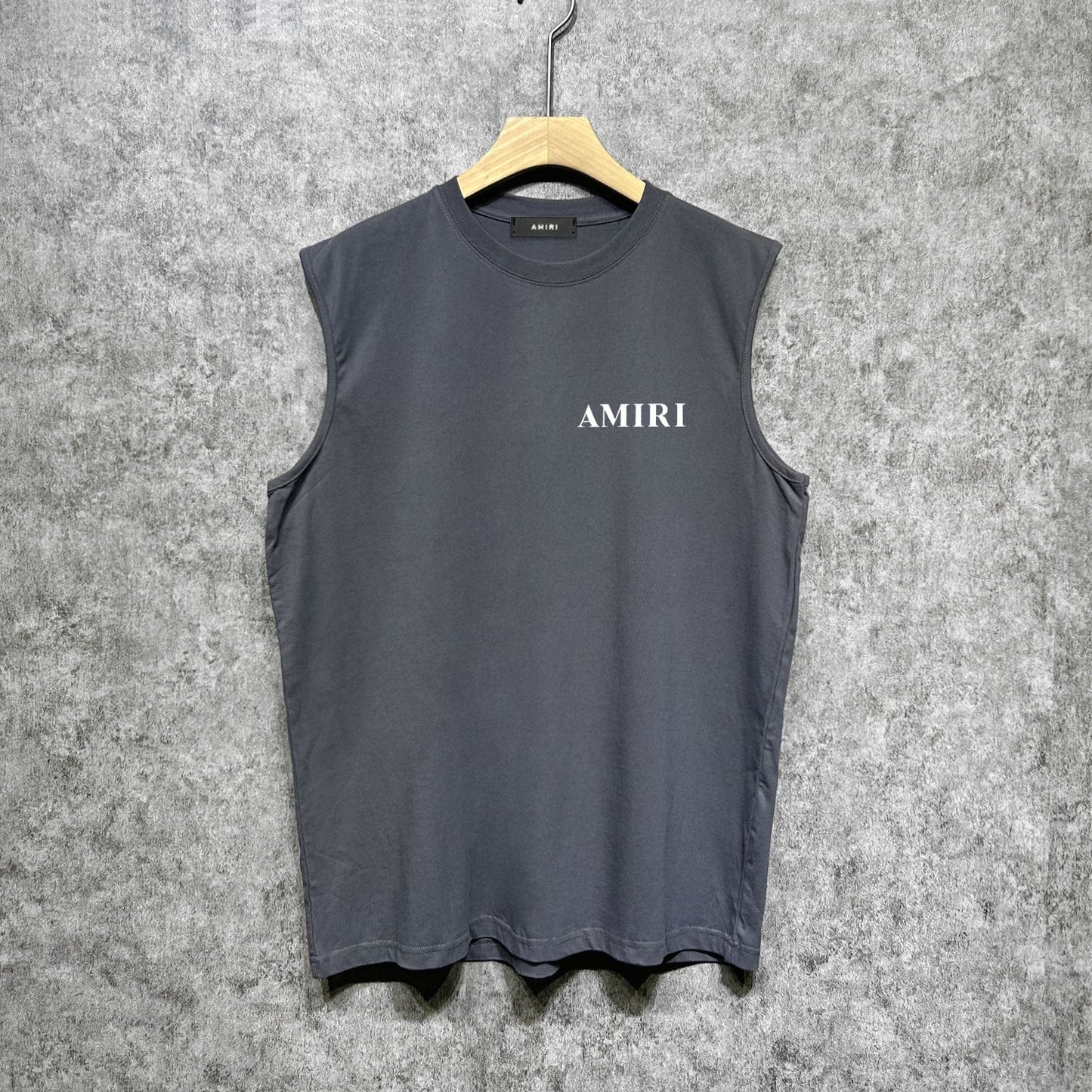 Amiri tank top new thick letterprinting