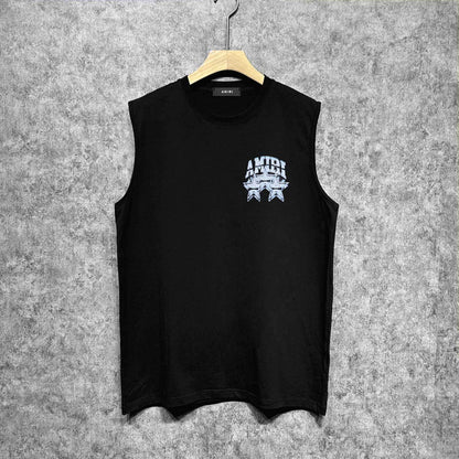 Amiri tank top five-star rose print