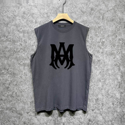 Amiri tank top large simple logo printing