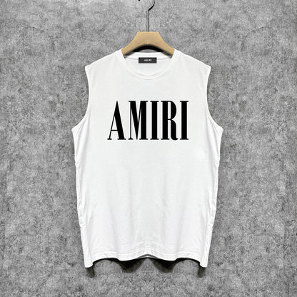 Amiri tank top big classic letterprinting