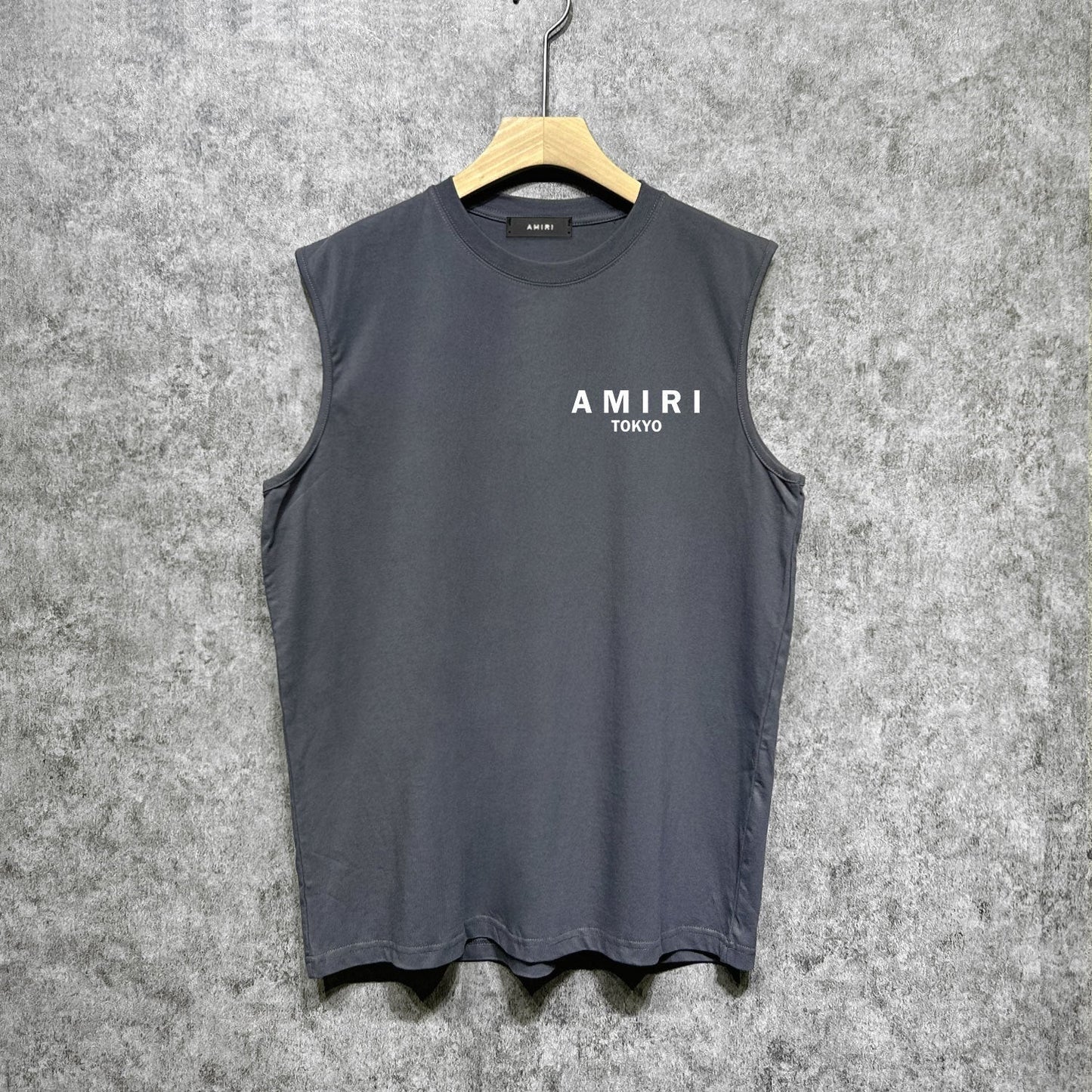Amiri tank top tokyo bones print
