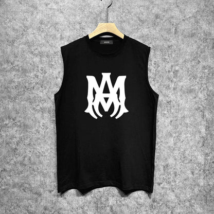 Amiri tank top large simple logo printing