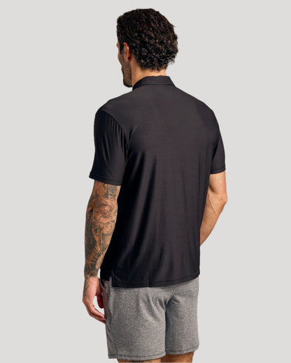 Black Active Polo 6-Pack