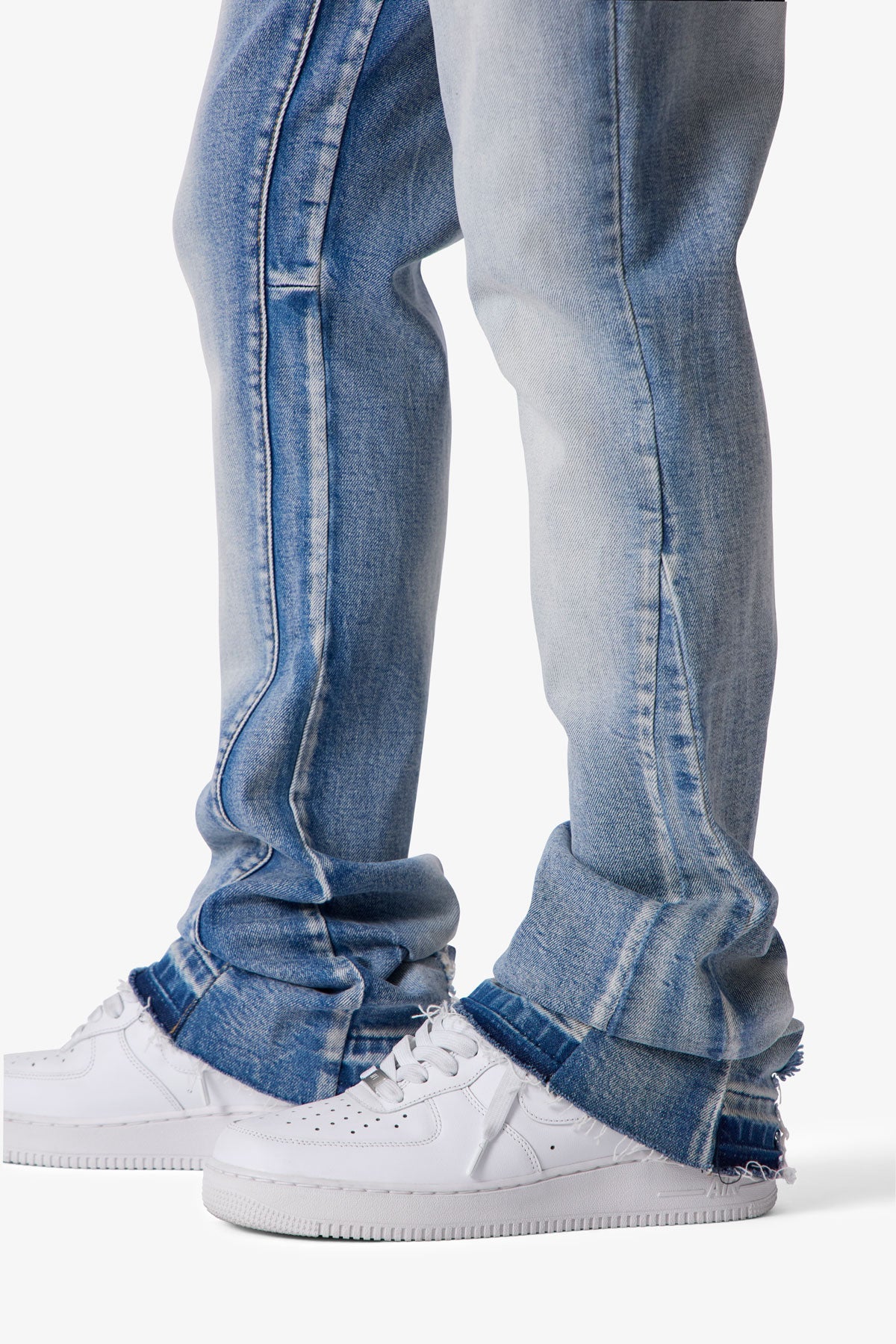 B484 Flare Denim - Blue