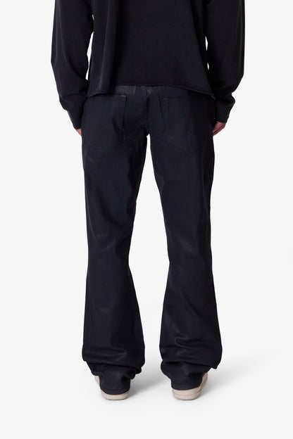 B731 Oiled Bootcut Denim - Black