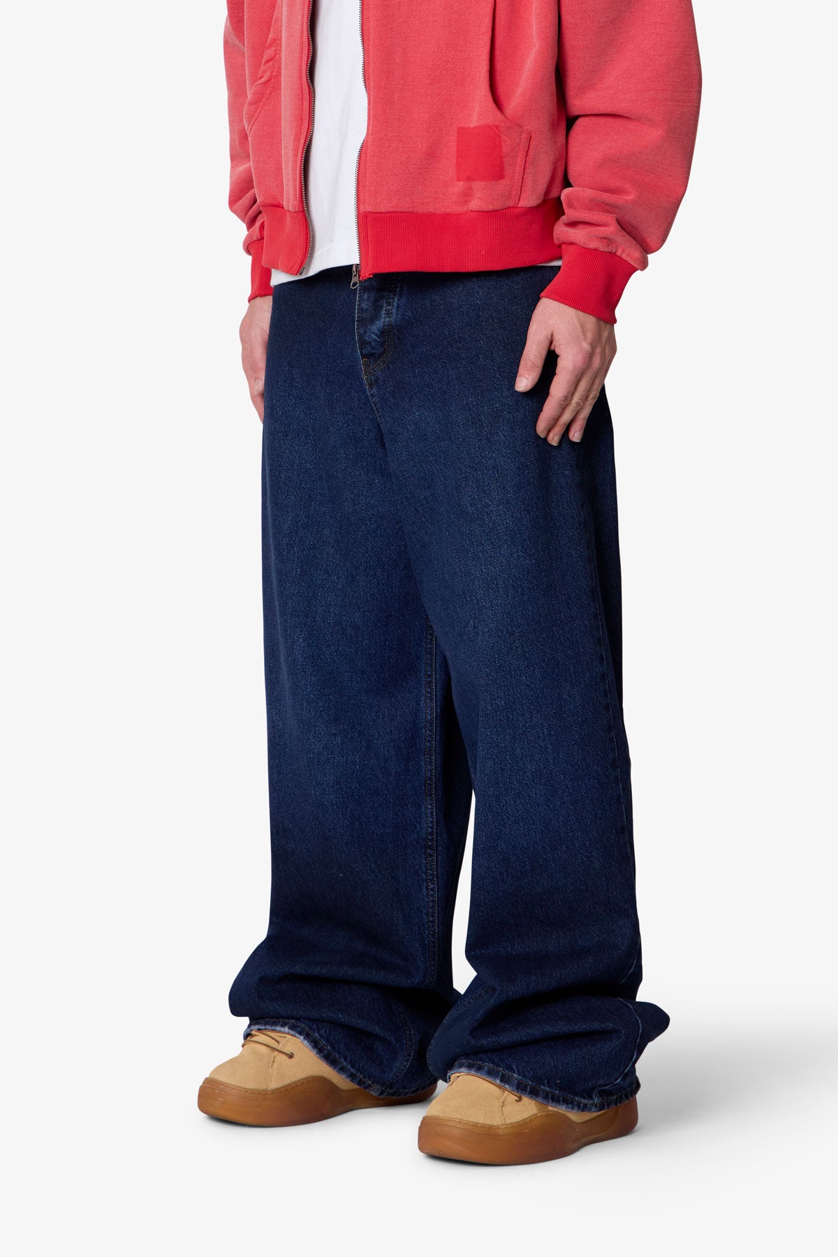 Baggy Rave Denim - Washed Dark Blue
