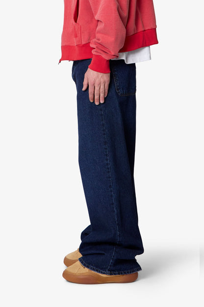 Baggy Rave Denim - Washed Dark Blue