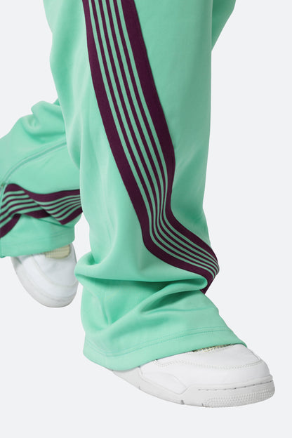 Bent Tape Track Pants - Green