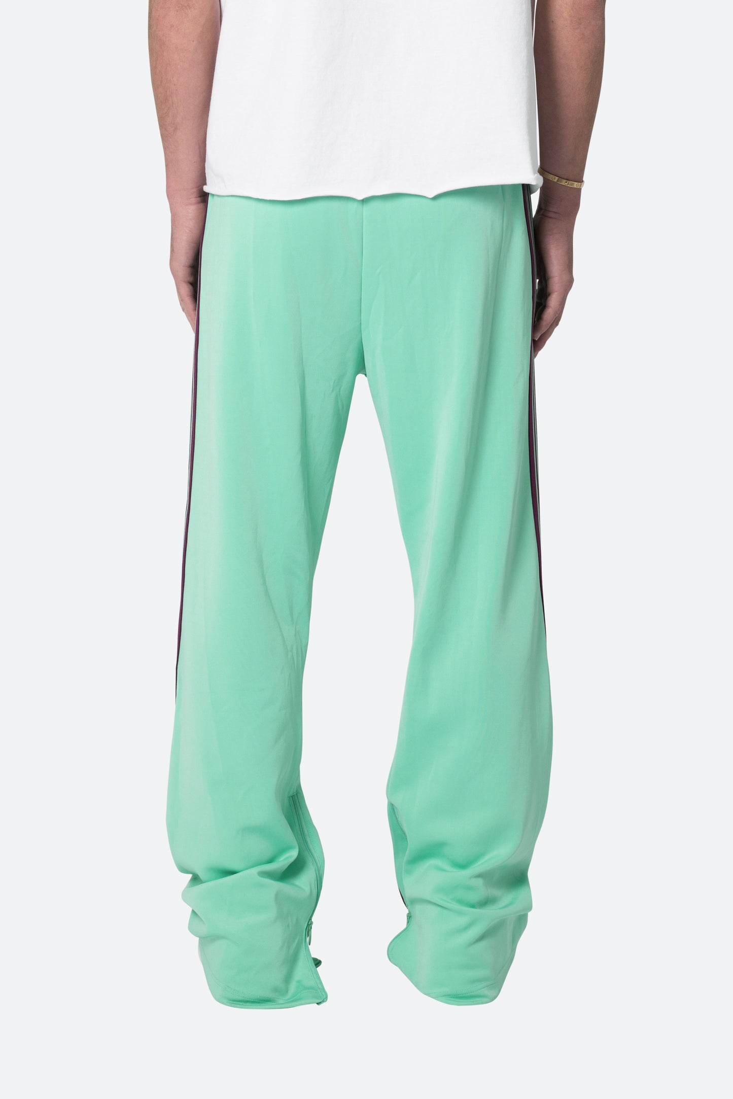 Bent Tape Track Pants - Green