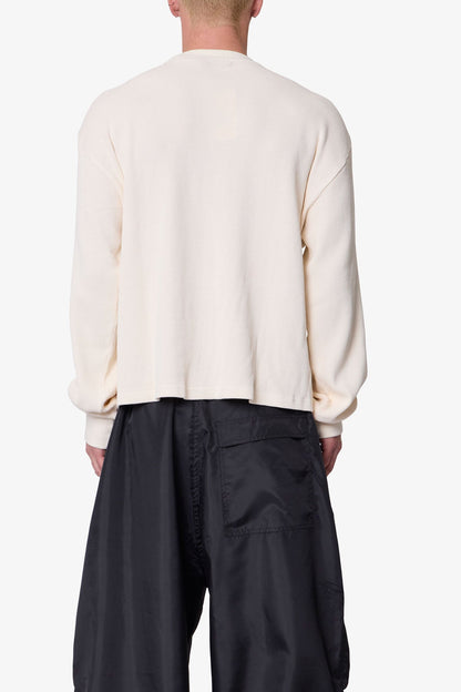 Criminal L/S Thermal Shirt - White