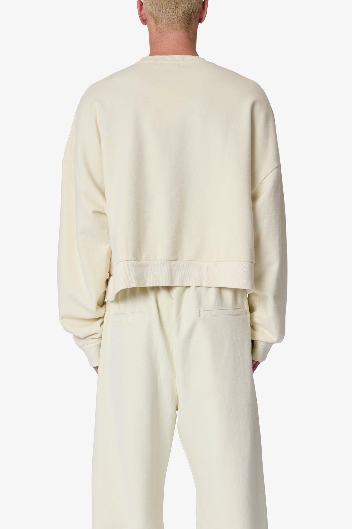 Cropped Crewneck - Off White