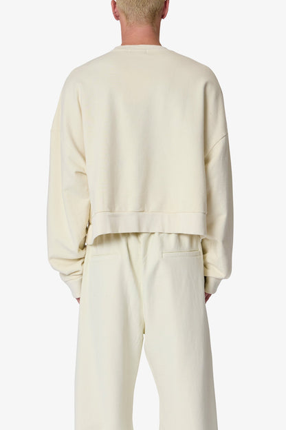Cropped Crewneck - Off White