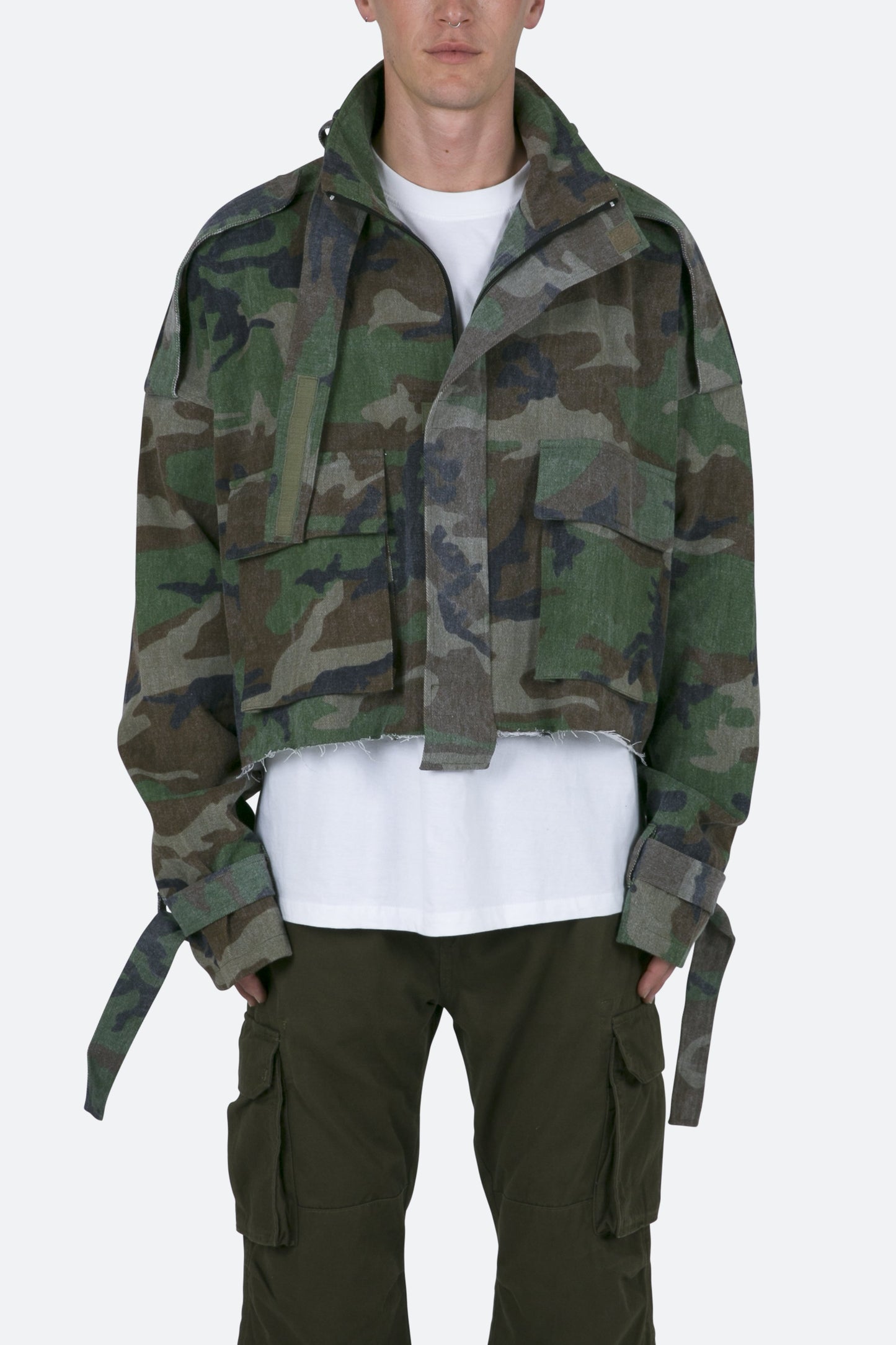 Cropped M65 Jacket - Camo