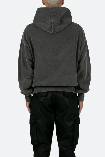 Double Layer Hoodie - Vintage Black