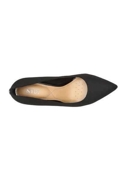 Evie Denim Pumps - Black