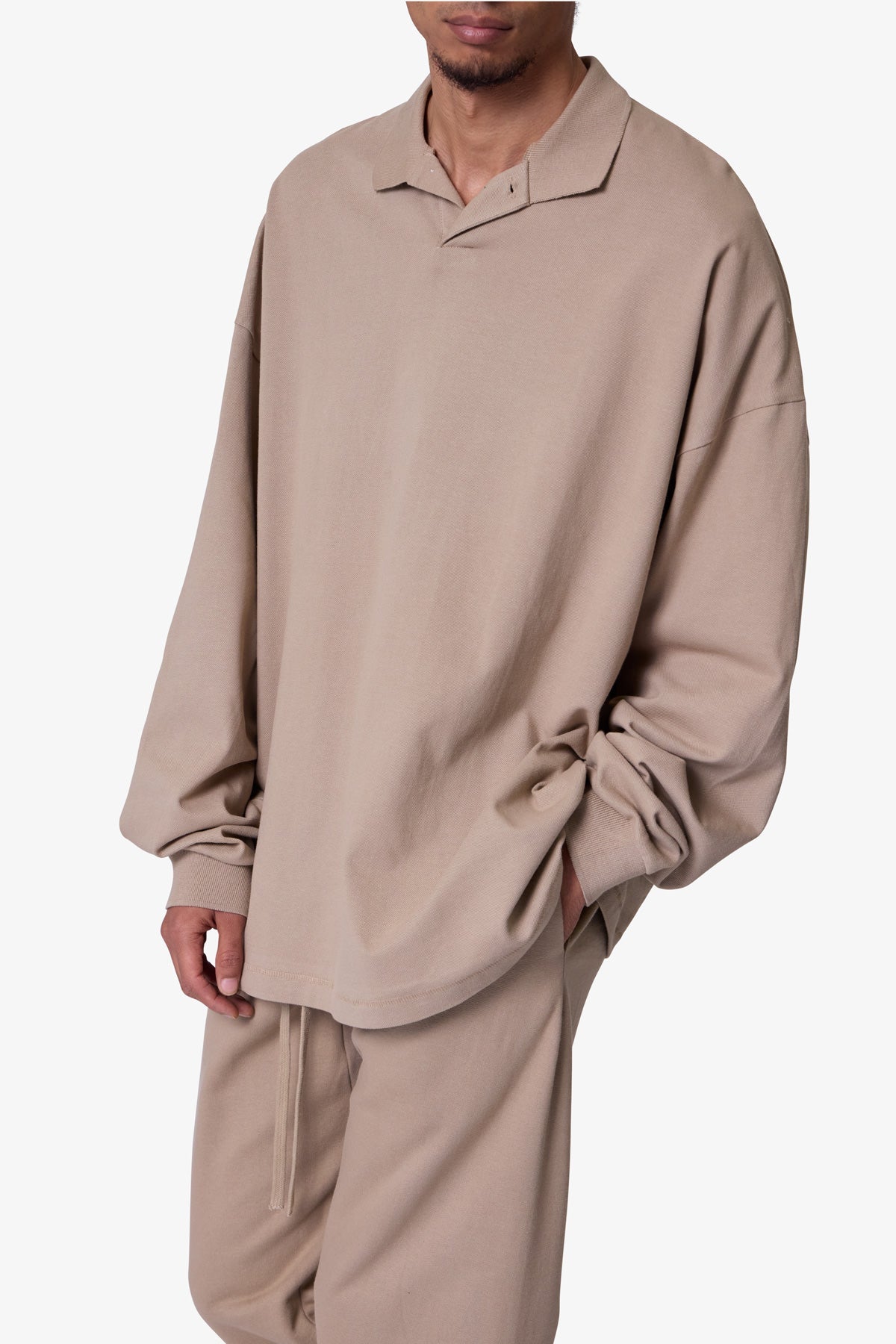Every Day L/S Polo - Earth