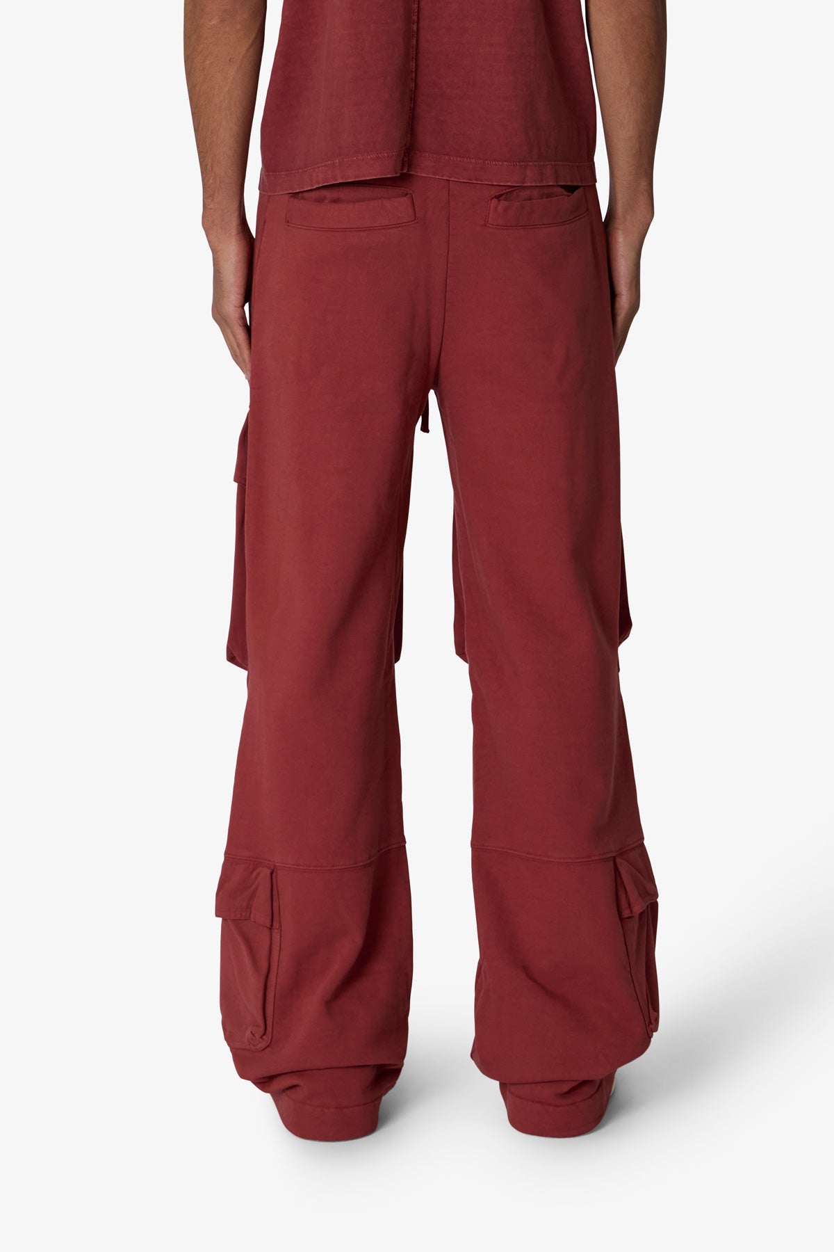 Front Cargo Sweatpants - Rust