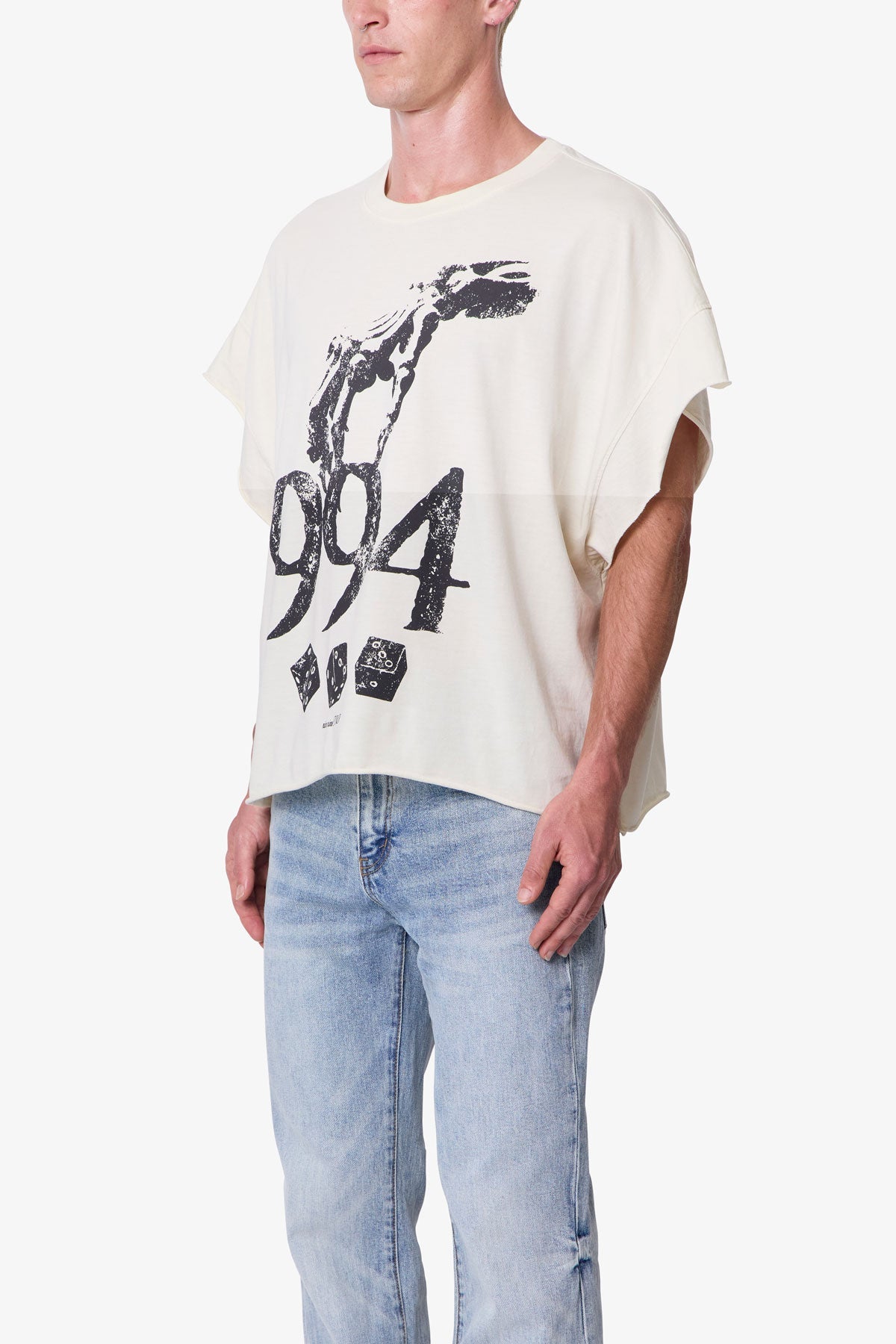 Gamble Cutoff Tee - Off White