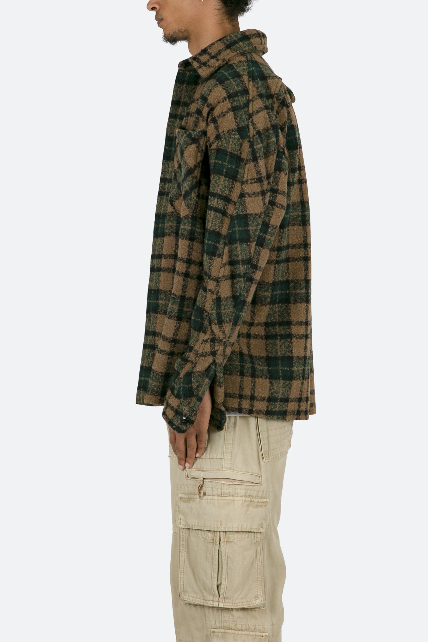 Heavyweight Woven Flannel - Green/Black