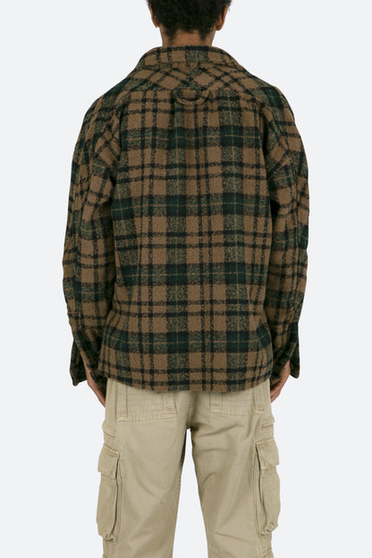 Heavyweight Woven Flannel - Green/Black