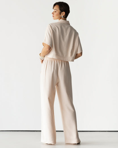 Serena Boxy Shirt | Dusty Pink