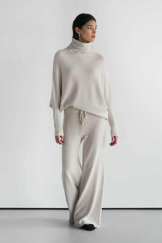 Relaxed Pants | Light Beige