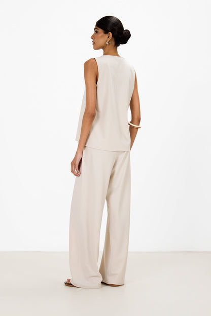 Liori Elastic Waist Trousers | Mineral