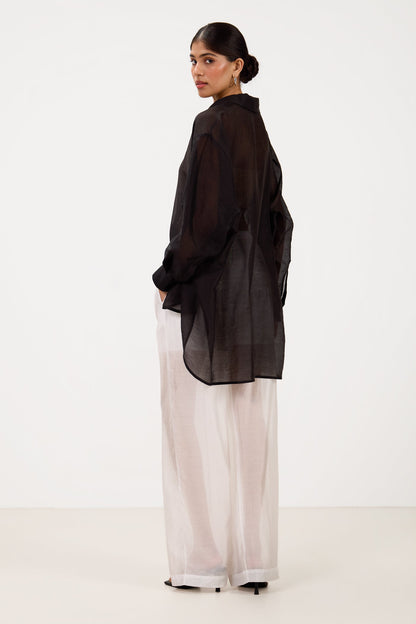 Jemima Oversized Shirt | Black