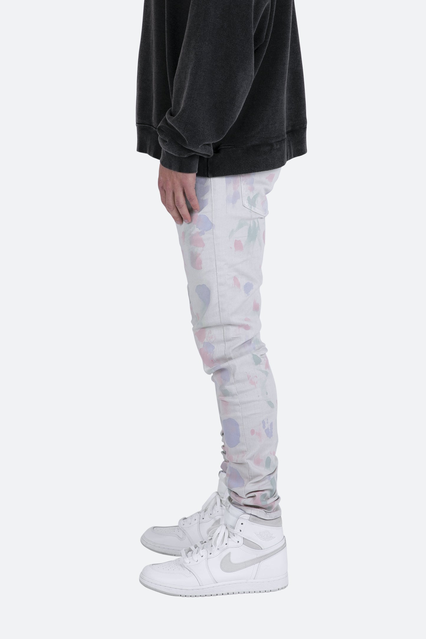 M363 Painted Slim Denim - Off White